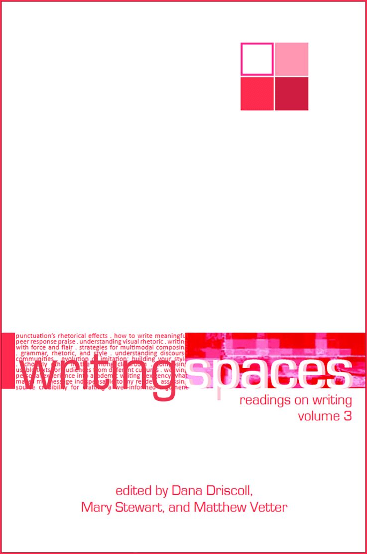 Writing Spaces volume 3 cover 