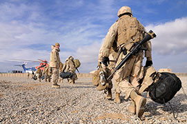 Seabees begin their journey from Afghanistan to homeport in California. (U.S. Navy photo by Chief Mass Communication Specialist Michael B. Watkins/Released, www.flickr.com/photos/usnavy)